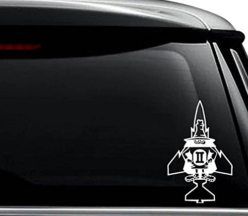 The Spook F-4 Phantom Jet Plane Decal Sticker For Use On Laptop, Helmet, Car, Truck, Motorcycle, Windows, Bumper, Wall, and Decor Size- [6 inch] / [15 cm] Tall / Color- Gloss White