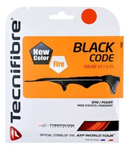 tecnifibre black code tennis string fire (17g)