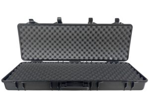 a&n trimex airsoft rifle case - fits rifles up to 42 inches - sturdy, crushproof, padlockable - high-quality polymer