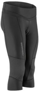 louis garneau, women's neo power airzone lightweight, breathable, compression cycling knickers, black, large