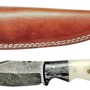 Titan International Knives Damascus Steel Hunting Knife