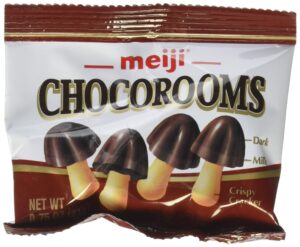 meiji chocorooms 24 individual 21g bags (2 pack)