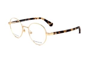 eyeglasses kate spade marciann 0y3r gold ivory