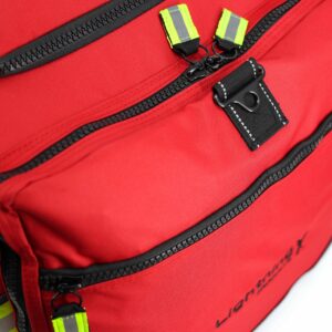 Lightning X Firefighter Premium 3XL Step-In Turnout Gear Bag - Red w/NO LOGO (Customizable)