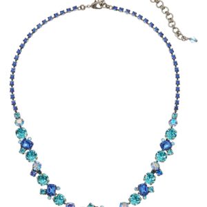 Sorrelli Sophisticate Necklace, Antique Silver-Tone Finish, Ultramarine