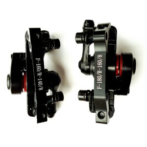 WIROJ BlueSunshine MTB BB8 Mechanical Disc Brake Front and Rear 160mm Whit Bolts and Cable