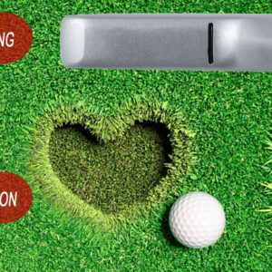 LEAGY Timeless Classic Golf Putter 35" Length - Putt Putt Style Two-Way Head and Premium Rubber Grip for Male & Female Right or Left Handed Golfers