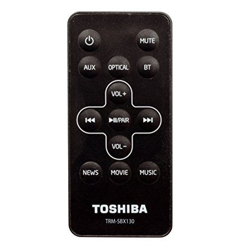 Toshiba 2.0 Channel Bluetooth Soundbar TV Speaker: Sound Bar with Optical, AUX, USB Inputs & Remote Control