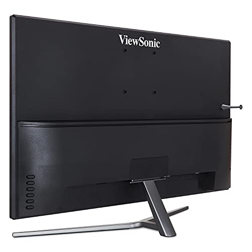 ViewSonic VX3211-2K-MHD 32 Inch IPS WQHD 1440p Monitor with 99% sRGB Color Coverage HDMI VGA and DisplayPort, Black