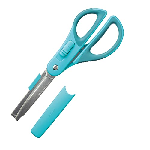 Hakoake scissors 2way blue Hasa -P410B Kokuyo