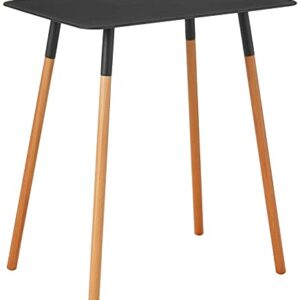 YAMAZAKI home Plain Rectangular Side Table Black,