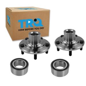 Front Wheel Hub Bearing Kit LH Driver RH Passenger Pair for Accord TSX Crosstour