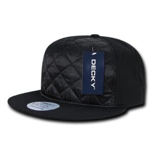 DECKY Quilted 5 Panel - Black