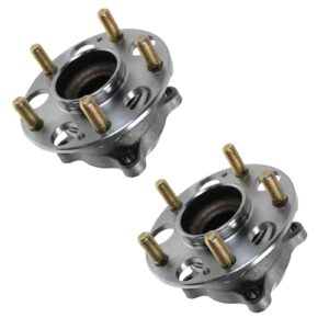 TRQ Rear Wheel Bearing Hub Assembly Pair Set Of 2 For Acura TSX Honda Accord