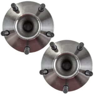 TRQ Front Wheel Hubs & Bearings Left & Right Pair Compatible with Nissan 350Z Infiniti G35