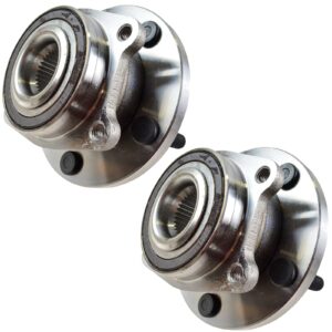 TRQ Wheel Hub & Bearing Front Left & Right Pair for Chrysler 200 Sebring Avenger