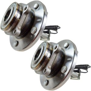 TRQ Front Wheel Hub & Bearing Pair Set for Town & Country Grand Caravan Routan