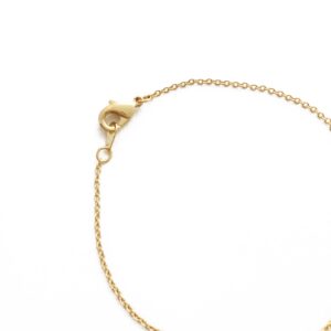 Honeycat Thin Chain Plain Bracelet in 18k Gold Plate | Minimalist, Delicate Jewelry (Gold)