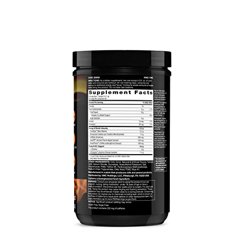 BEYOND RAW LIT | Clinically Dosed Pre-Workout Powder | Contains Caffeine, L-Citrulline, Beta-Alanine, and Nitric Oxide | Gummy Worm | 60 Servings