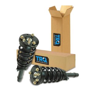 TRQ Front Strut & Coil Spring Assembly Set Driver & Passenger Sides Compatible with 09-14 Acura TL