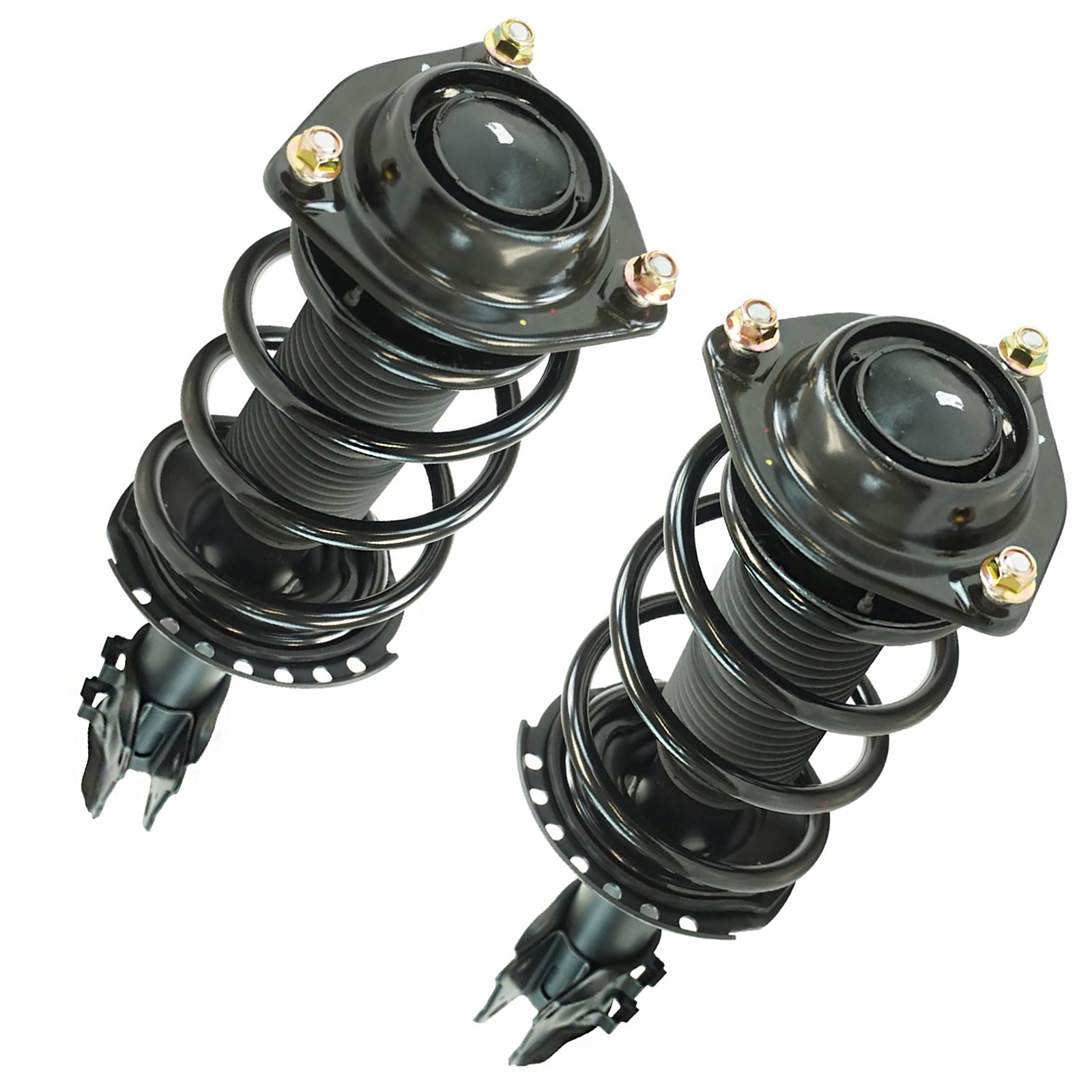 TRQ Front Strut & Coil Spring Assembly Set Driver & Passenger Sides Compatible with 11-16 Hyundai Elantra