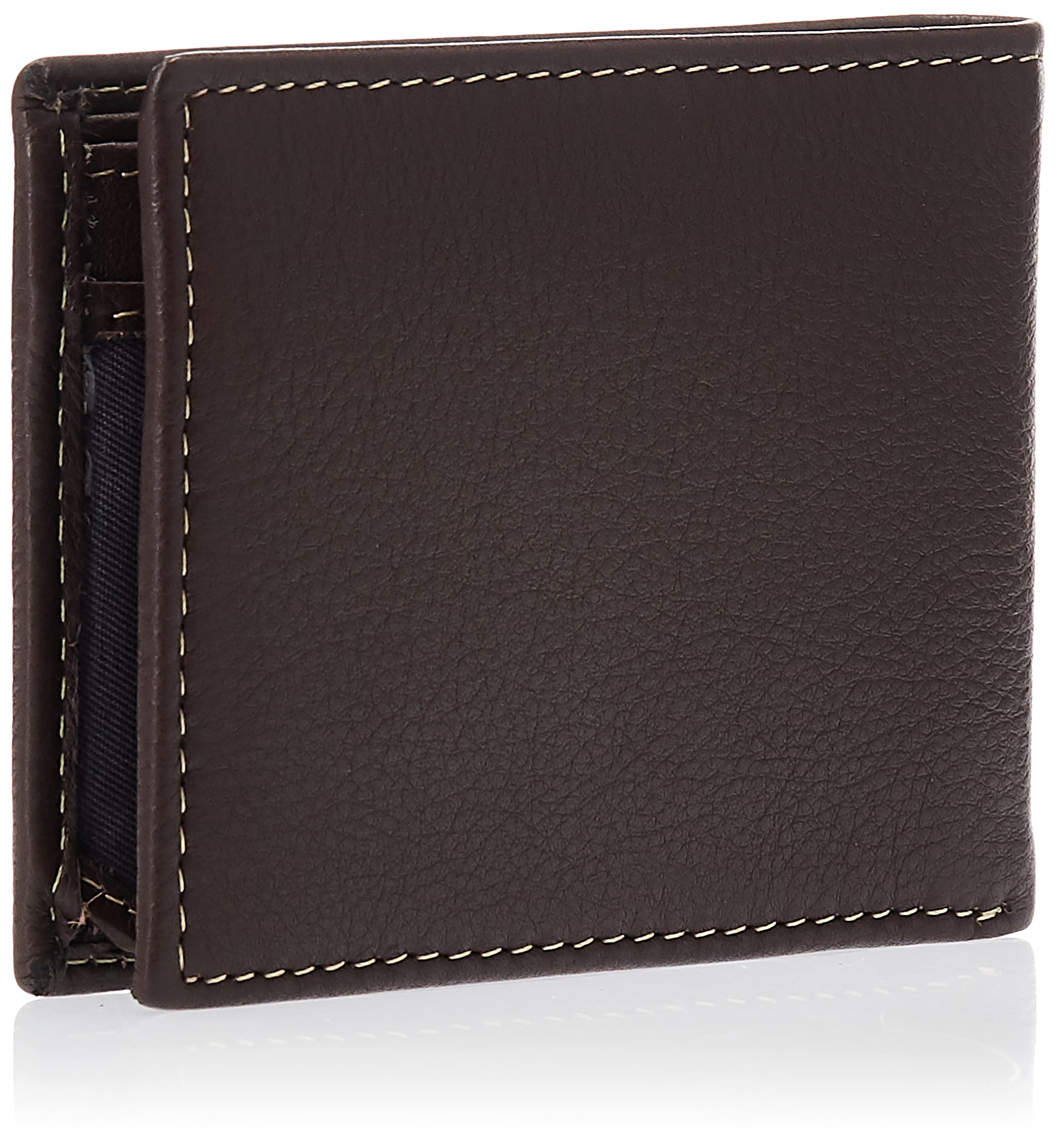 Timberland mens Wellington Leather Rfid Bifold Commuter Security Wallet, brown, One Size