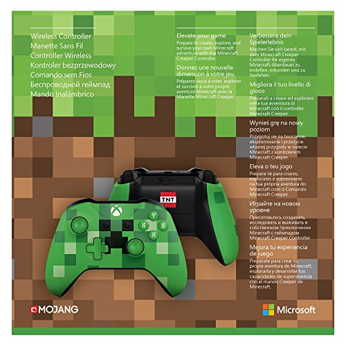 Xbox Wireless Controller/ PC Computer - Minecraft Creeper Green Special Limited Edition