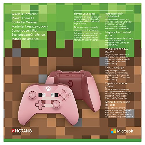 MICROSOFT Xbox ONE/PC Controller Wireless Minecraft Pig Pink Special Limited Edition [EU Import]