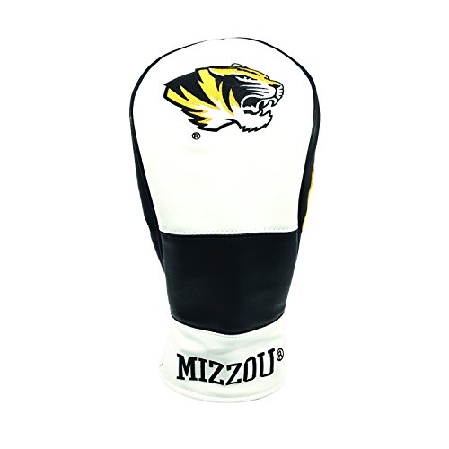 PRG Americas NCAA Missouri Tigers Leatherette Driver Wood Cover, White