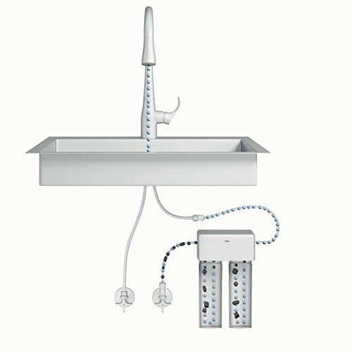 KOHLER 77686-NA Aquifer Double Cartridge Water Filtration System, 2 Count (Pack of 1), White