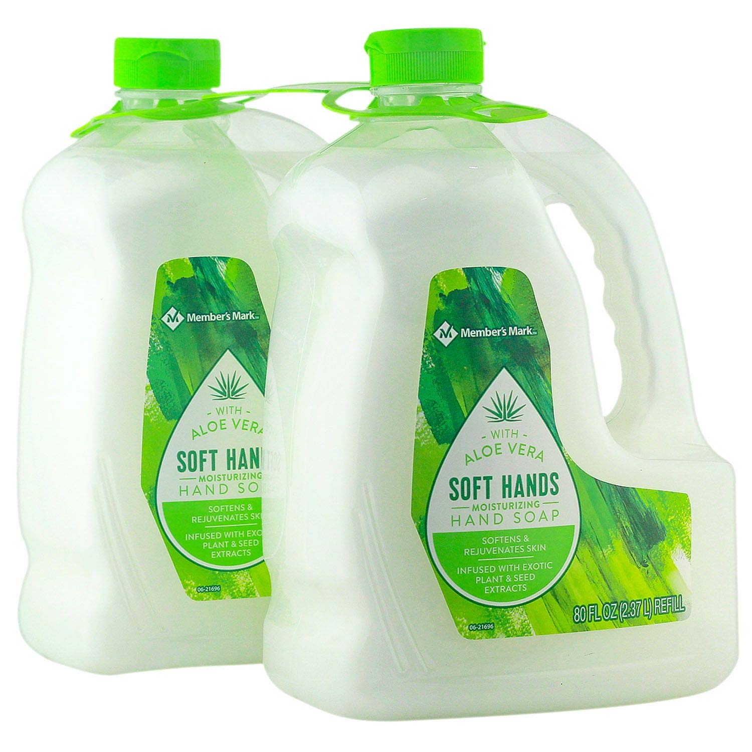 Member's Mark Moisturizing Hand Soap Refill, Aloe Vera (80 oz, 2 pk.) (2 Pack)