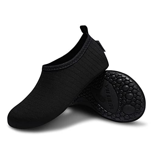 VIFUUR Water Sports Unisex Shoes Black - 11-12 W US / 9.5-10.5 M US (42-43)