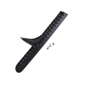 MonkeyJack 2 Pieces/Set 18" Long Lightweight Black Nylon Sit-in & Sit-on Kayak Foot Brace Pedal with Screws