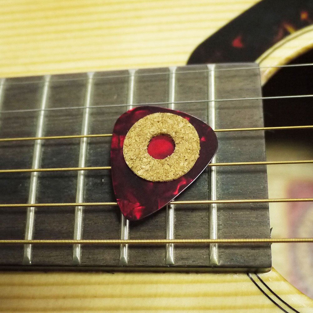 Mr.Power Guitar Pick Non-slip Grip Cork Sticked on Pick 20 pcs