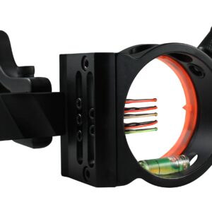 Dead Ringer Starvation 5 Pen Bow Sight | Aluminum Frame Sight With Light and Glow in the Dark Top Pen