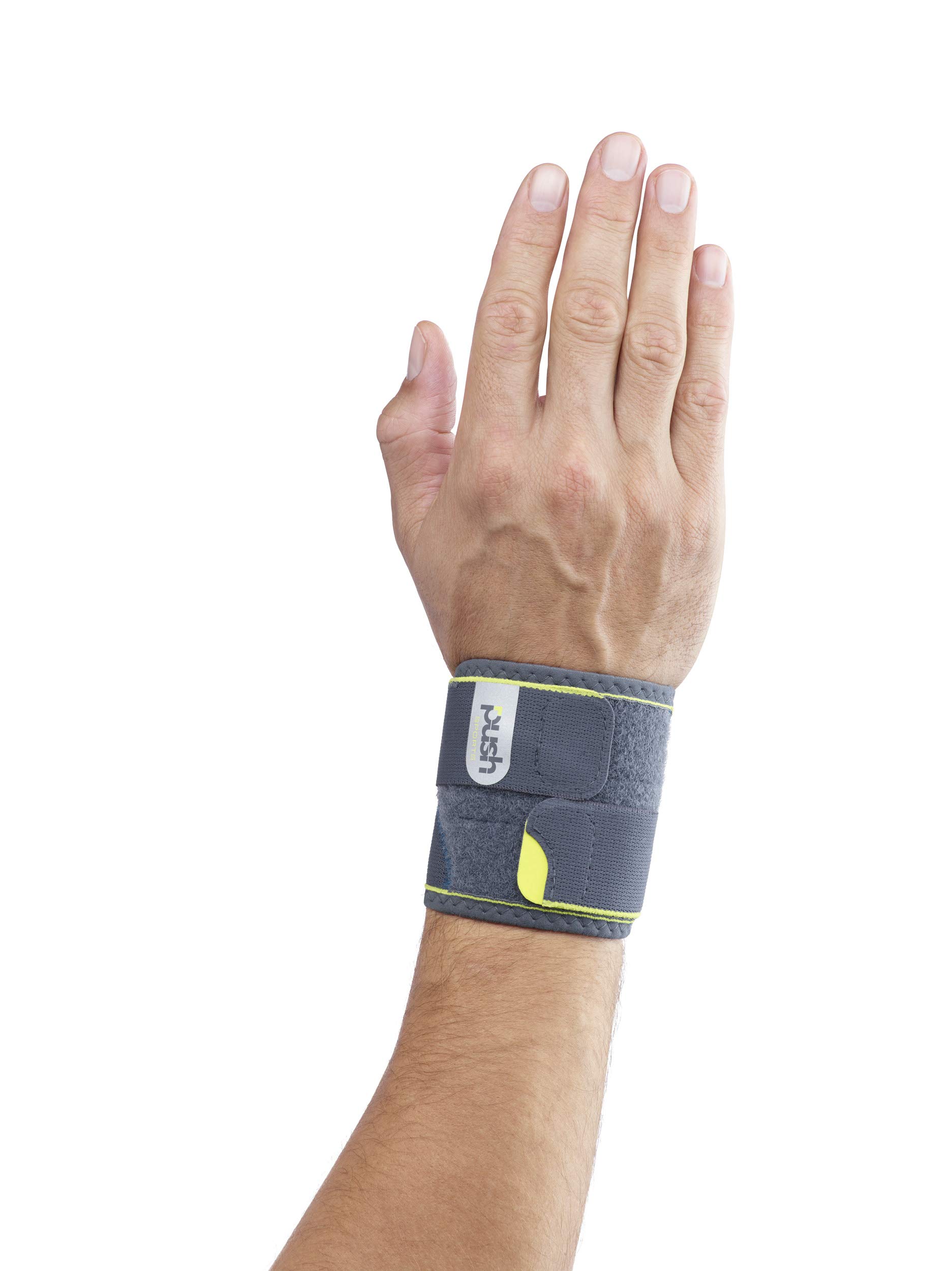 Push Sports Wrist Support Brace for Sports & Athletics - Relieve Pain from Tendonitis, Sports Fractures (Left) - Wrist Support Weight Lifting, Wrist Support Brace, Wrist Brace for Weightlifting