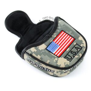 HEAVY DUTY USA Military Mallet Putter Cover Headcover For Scotty Cameron Taylormade Odyssey 2ball