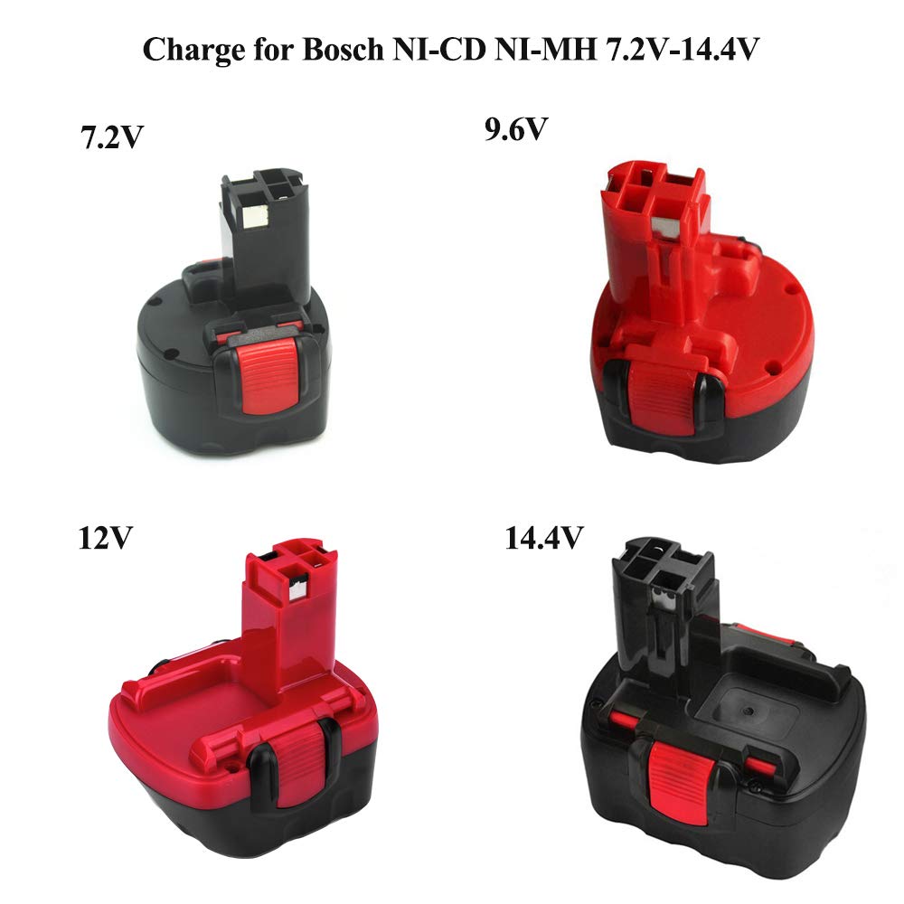 Ni-CD Ni-MH Battery Charger for Bosch BAT038 BAT048 BAT043 BAT045 BTA120 Electrical Drill 7.2V 9.6V 12V 14.4V Power Tool Battery