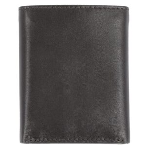 Steve Madden mens Rfid Trifold Wallet With Id Window, Brown, One Size