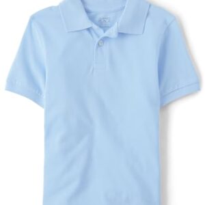 The Children's Place boys Short Sleeve Pique Polo Shirt, Brook, X-Small US