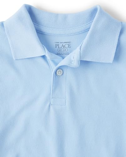 The Children's Place boys Short Sleeve Pique Polo Shirt, Brook, X-Small US