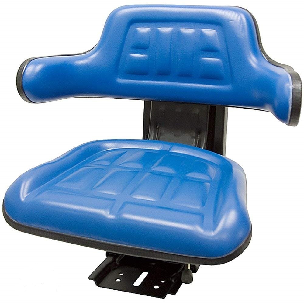 BLUE TRAC SEATS BRAND WAFFLE STYLE UNIVERSAL TRACTOR SUSPENSION SEAT WITH TILT FITS FORD/NEW HOLLAND 2000 2310 2600 2610 2810 2910 (SAME DAY SHIPPING - GET IT FAST!! VIEW OUR TRANSIT MAP)