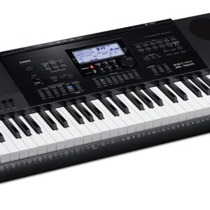 Casio WK-7600 76-Key Workstation Keyboard Bundle with Adjustable Stand, Bench, Sustain Pedal, Power Supply, Instructional DVD, and Austin Bazaar Polishing Cloth