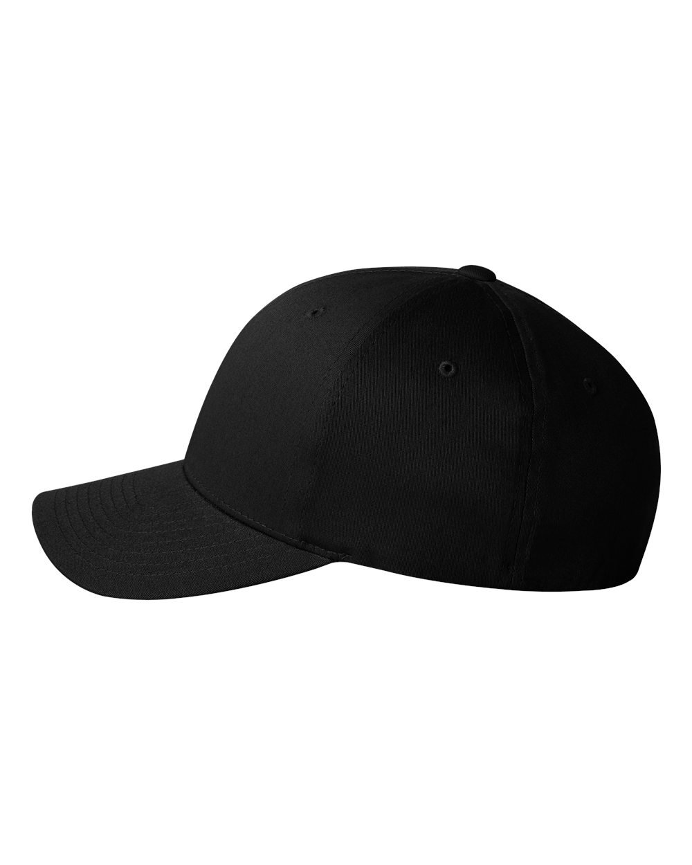 Flexfit 2-Pack Premium Original Cotton Twill Fitted Hat Black