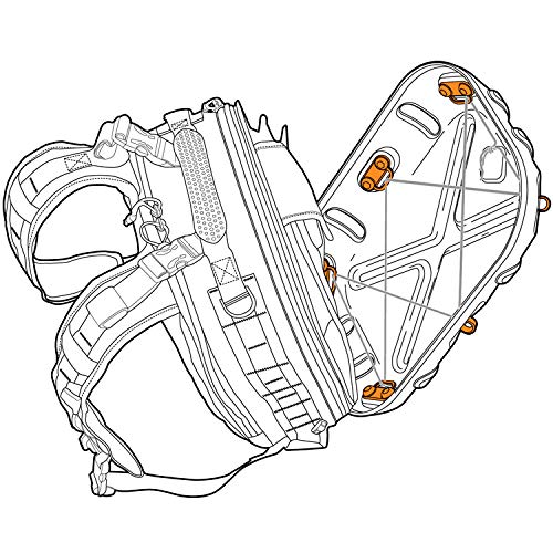 HAZARD 4 HardPoint(TM) Modular Tie-Down System Parts: Kit #1 - Coyote