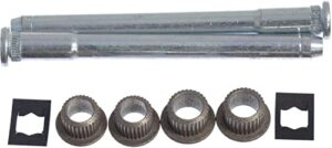 apdty 814376 door hinge pin and bushing kit - 2 pins, 4 bushings, 2 clips replaces 93356553