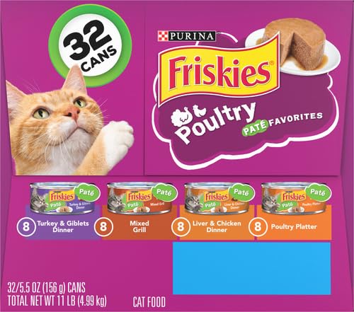 Purina Friskies. Classic Pate Poultry Favorites Cat Food Variety Pack (Variety Pack 1)