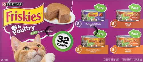 Purina Friskies. Classic Pate Poultry Favorites Cat Food Variety Pack (Variety Pack 1)