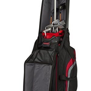 Bag Boy Golf T-10 Hard Top Travel Cover (Black/Royal/Charcoal, )