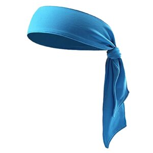 Quickly Dry Sports Headband for Women Men,Moisture Wicking Sweat Hair Band Stretch Sweatband Head Tie Scarf Wrap Bandana for Tennis Running Workout Yoga Gym Cycling Fitness Under Helmet Liner Headwear